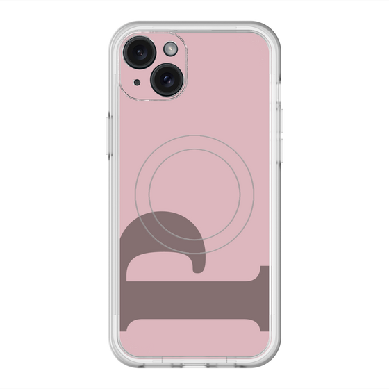スリムプロテクションプレミアムケース with MagSafe［ オリジナル - initial color - P dusty pink ］