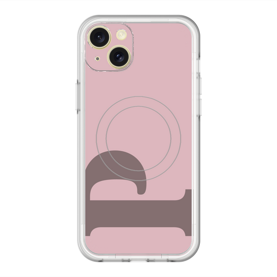 スリムプロテクションプレミアムケース with MagSafe［ オリジナル - initial color - P dusty pink ］