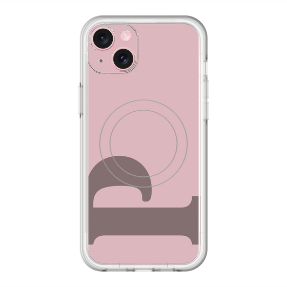 スリムプロテクションプレミアムケース with MagSafe［ オリジナル - initial color - P dusty pink ］