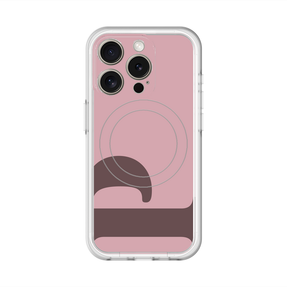 スリムプロテクションプレミアムケース with MagSafe［ オリジナル - initial color - P dusty pink ］