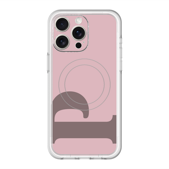 スリムプロテクションプレミアムケース with MagSafe［ オリジナル - initial color - P dusty pink ］