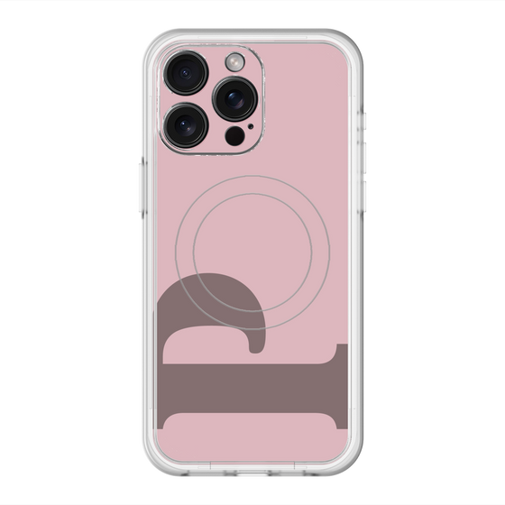 スリムプロテクションプレミアムケース with MagSafe［ オリジナル - initial color - P dusty pink ］
