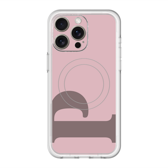 スリムプロテクションプレミアムケース with MagSafe［ オリジナル - initial color - P dusty pink ］