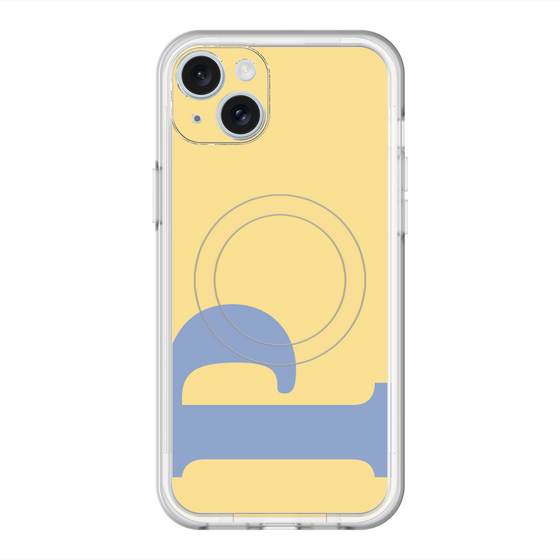 スリムプロテクションプレミアムケース with MagSafe［ オリジナル - initial color - P yellow ］