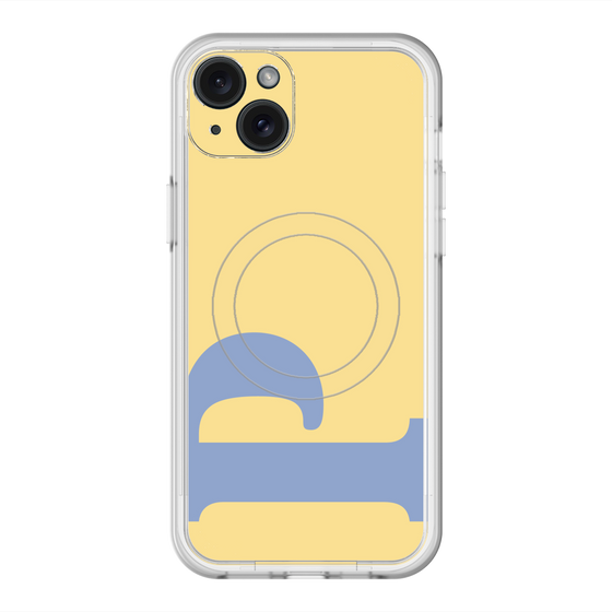 スリムプロテクションプレミアムケース with MagSafe［ オリジナル - initial color - P yellow ］