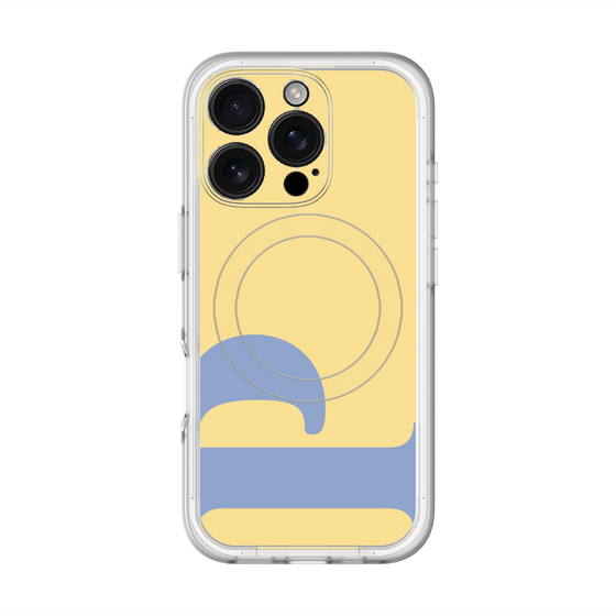 スリムプロテクションプレミアムケース with MagSafe［ オリジナル - initial color - P yellow ］