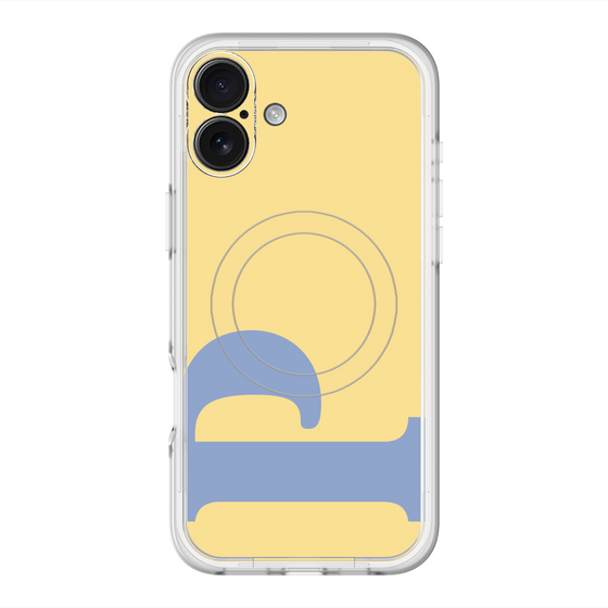 スリムプロテクションプレミアムケース with MagSafe［ オリジナル - initial color - P yellow ］
