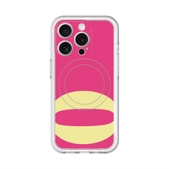 スリムプロテクションプレミアムケース with MagSafe［ オリジナル - initial color - Q pink ］