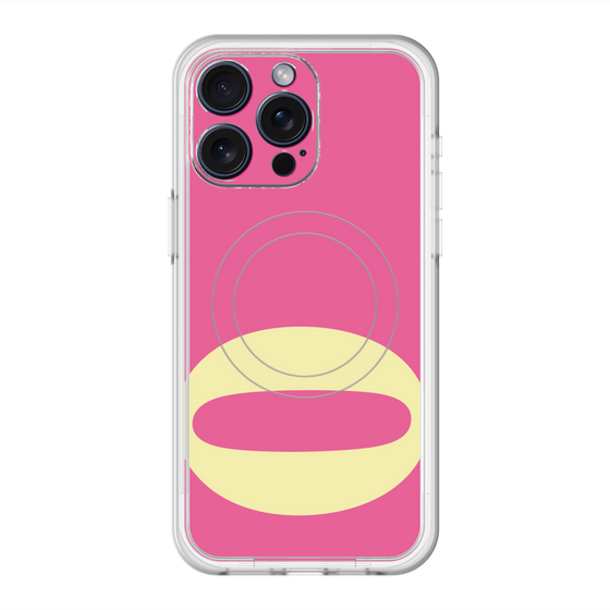 スリムプロテクションプレミアムケース with MagSafe［ オリジナル - initial color - Q pink ］