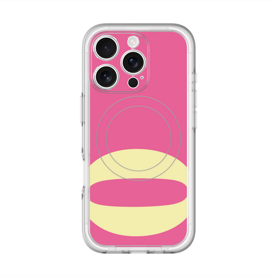 スリムプロテクションプレミアムケース with MagSafe［ オリジナル - initial color - Q pink ］