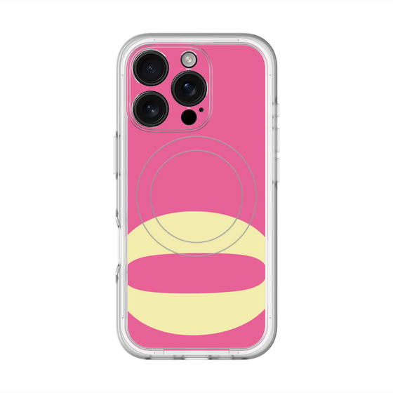 スリムプロテクションプレミアムケース with MagSafe［ オリジナル - initial color - Q pink ］