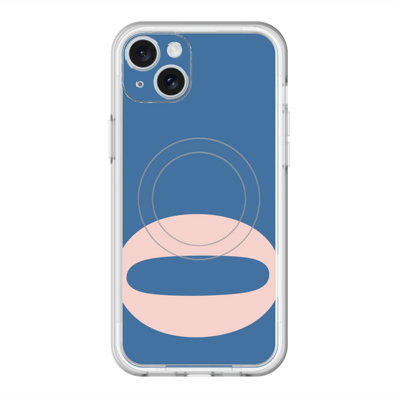 スリムプロテクションプレミアムケース with MagSafe［ オリジナル - initial color - Q navy ］