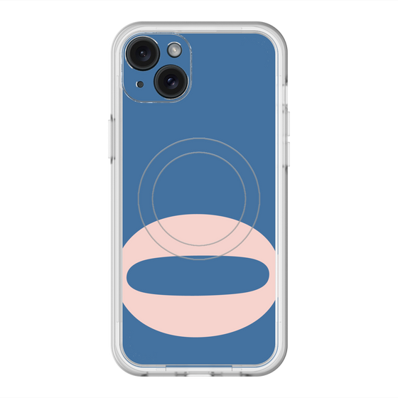 スリムプロテクションプレミアムケース with MagSafe［ オリジナル - initial color - Q navy ］