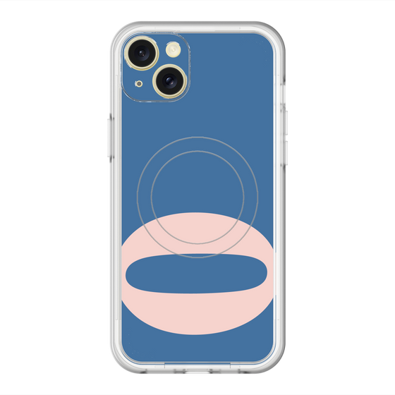 スリムプロテクションプレミアムケース with MagSafe［ オリジナル - initial color - Q navy ］