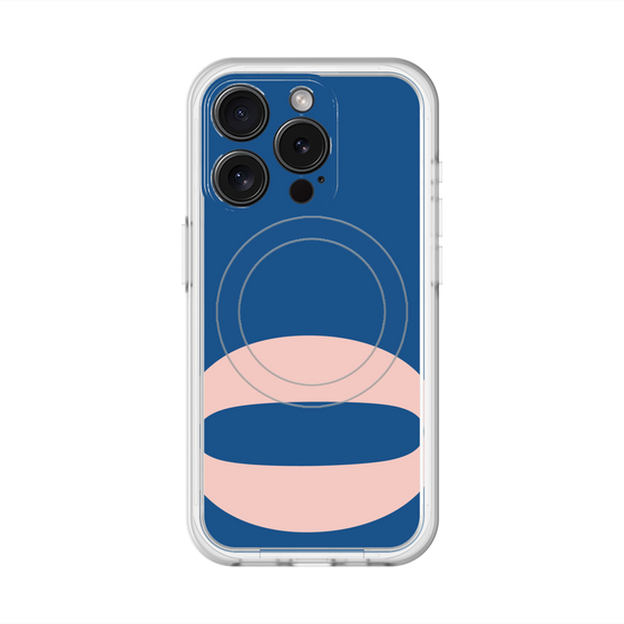 スリムプロテクションプレミアムケース with MagSafe［ オリジナル - initial color - Q navy ］