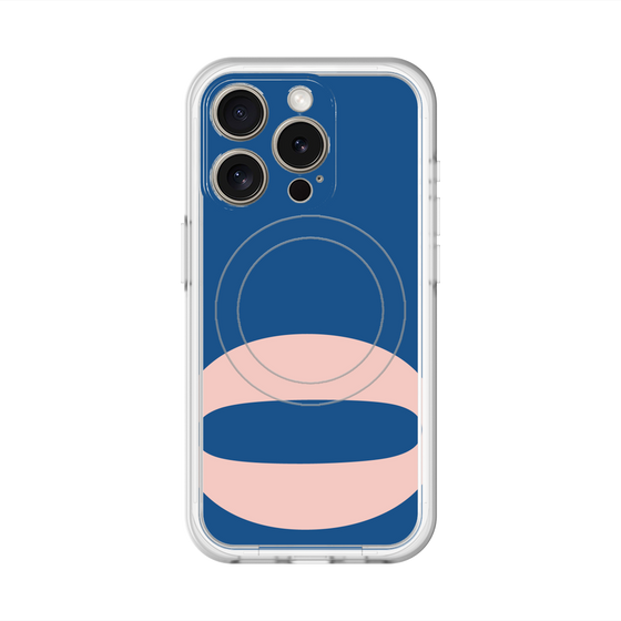 スリムプロテクションプレミアムケース with MagSafe［ オリジナル - initial color - Q navy ］