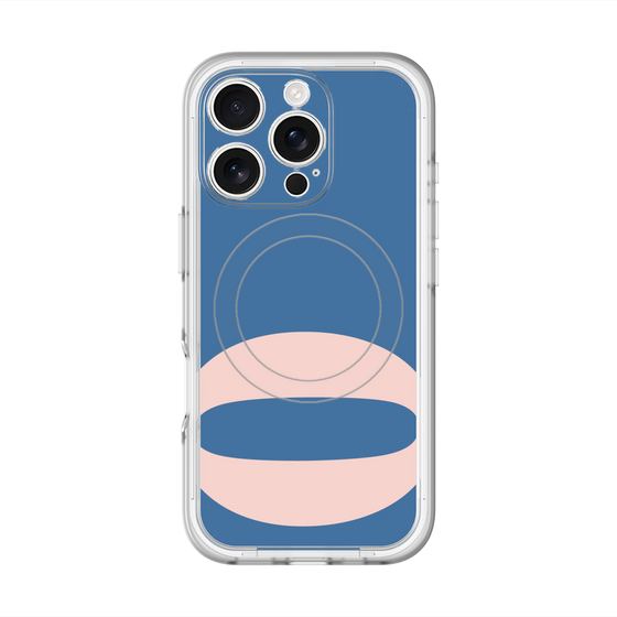 スリムプロテクションプレミアムケース with MagSafe［ オリジナル - initial color - Q navy ］
