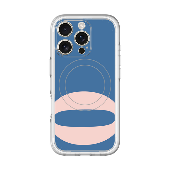 スリムプロテクションプレミアムケース with MagSafe［ オリジナル - initial color - Q navy ］