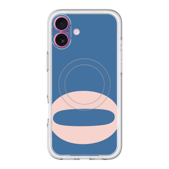 スリムプロテクションプレミアムケース with MagSafe［ オリジナル - initial color - Q navy ］