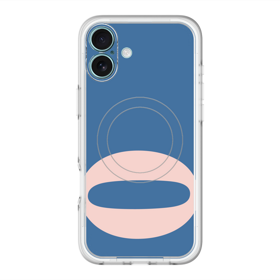 スリムプロテクションプレミアムケース with MagSafe［ オリジナル - initial color - Q navy ］