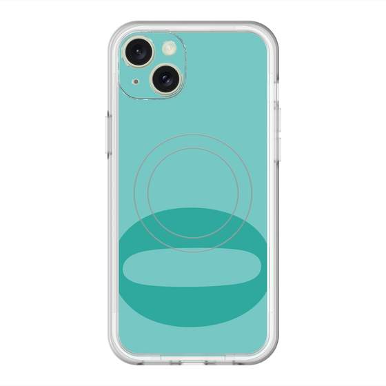 スリムプロテクションプレミアムケース with MagSafe［ オリジナル - initial color - Q light green ］