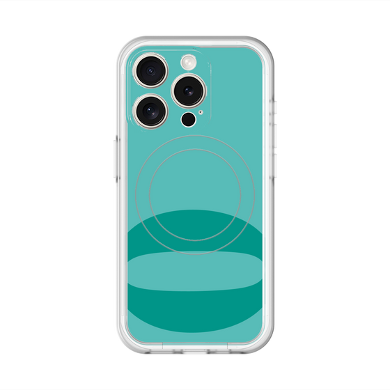 スリムプロテクションプレミアムケース with MagSafe［ オリジナル - initial color - Q light green ］
