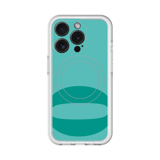 スリムプロテクションプレミアムケース with MagSafe［ オリジナル - initial color - Q light green ］