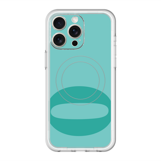 スリムプロテクションプレミアムケース with MagSafe［ オリジナル - initial color - Q light green ］