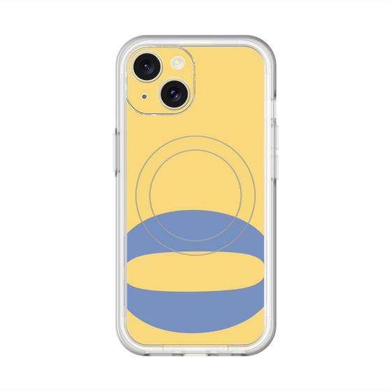 スリムプロテクションプレミアムケース with MagSafe［ オリジナル - initial color - Q yellow ］