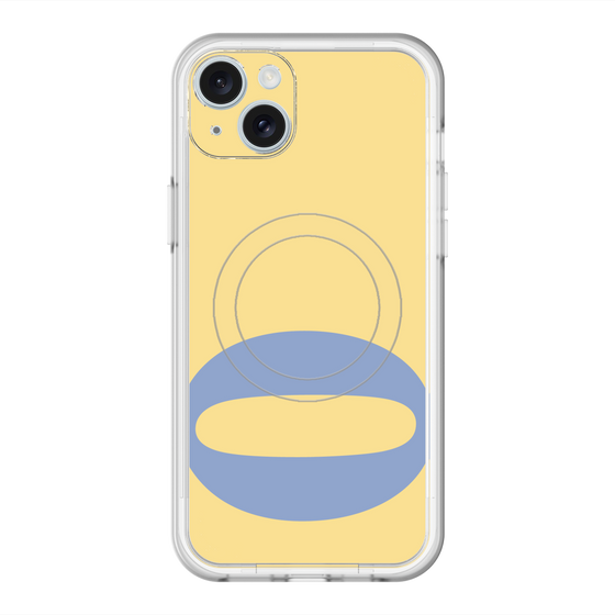 スリムプロテクションプレミアムケース with MagSafe［ オリジナル - initial color - Q yellow ］
