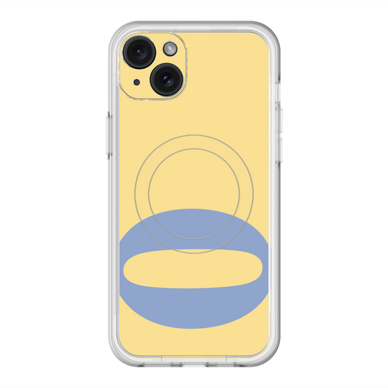 スリムプロテクションプレミアムケース with MagSafe［ オリジナル - initial color - Q yellow ］