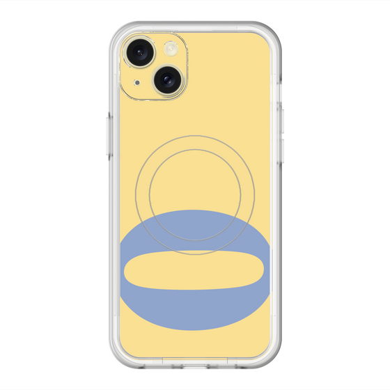 スリムプロテクションプレミアムケース with MagSafe［ オリジナル - initial color - Q yellow ］