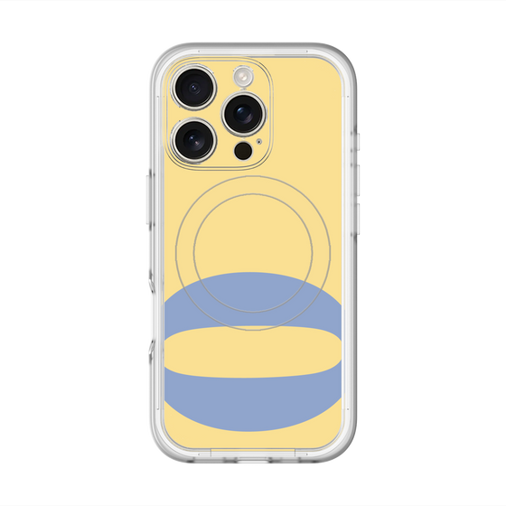 スリムプロテクションプレミアムケース with MagSafe［ オリジナル - initial color - Q yellow ］