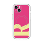 スリムプロテクションプレミアムケース with MagSafe［ オリジナル - initial color - R pink ］