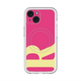 スリムプロテクションプレミアムケース with MagSafe［ オリジナル - initial color - R pink ］