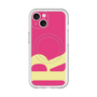 スリムプロテクションプレミアムケース with MagSafe［ オリジナル - initial color - R pink ］