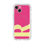 スリムプロテクションプレミアムケース with MagSafe［ オリジナル - initial color - R pink ］