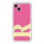 スリムプロテクションプレミアムケース with MagSafe［ オリジナル - initial color - R pink ］