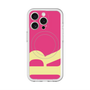 スリムプロテクションプレミアムケース with MagSafe［ オリジナル - initial color - R pink ］