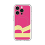 スリムプロテクションプレミアムケース with MagSafe［ オリジナル - initial color - R pink ］