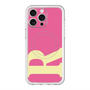 スリムプロテクションプレミアムケース with MagSafe［ オリジナル - initial color - R pink ］