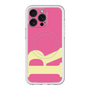 スリムプロテクションプレミアムケース with MagSafe［ オリジナル - initial color - R pink ］