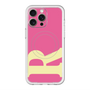 スリムプロテクションプレミアムケース with MagSafe［ オリジナル - initial color - R pink ］