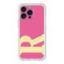 スリムプロテクションプレミアムケース with MagSafe［ オリジナル - initial color - R pink ］