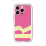 スリムプロテクションプレミアムケース with MagSafe［ オリジナル - initial color - R pink ］