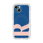 スリムプロテクションプレミアムケース with MagSafe［ オリジナル - initial color - R navy ］
