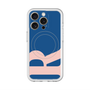 スリムプロテクションプレミアムケース with MagSafe［ オリジナル - initial color - R navy ］
