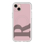 スリムプロテクションプレミアムケース with MagSafe［ オリジナル - initial color - R dusty pink ］