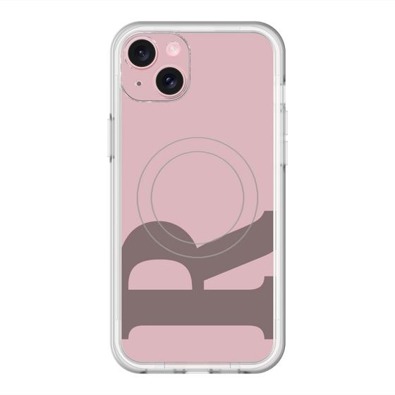 スリムプロテクションプレミアムケース with MagSafe［ オリジナル - initial color - R dusty pink ］