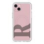 スリムプロテクションプレミアムケース with MagSafe［ オリジナル - initial color - R dusty pink ］